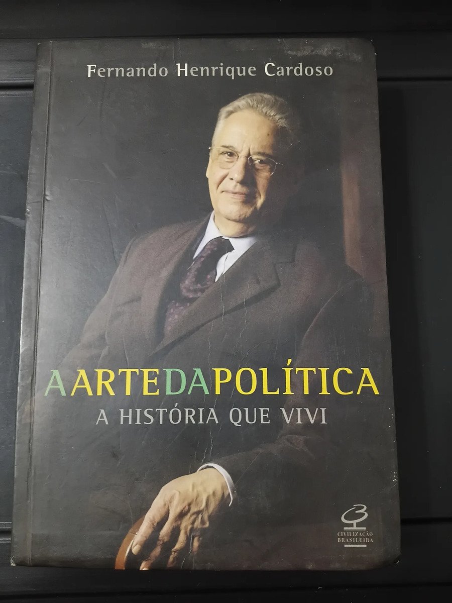 Capa de A arte da política: a história que vivi, de Fernando Henrique Cardoso