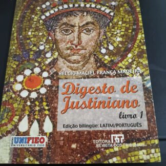 Digesto de Justiniano — Livro 1 — edição bilíngue latim/português