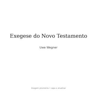 Exegese do Novo Testamento — Uwe Wegner